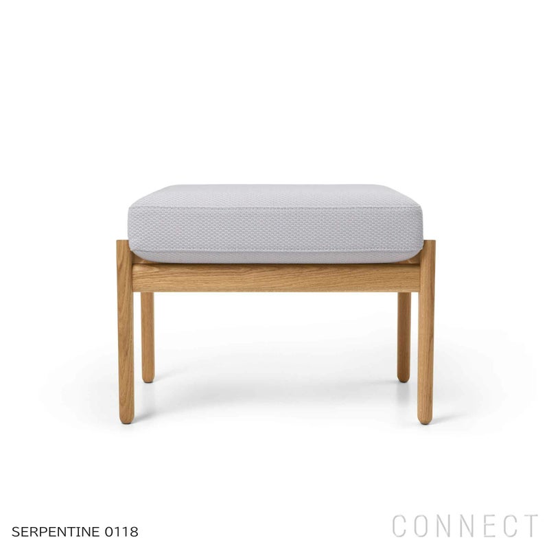 CARL HANSEN & SON（カール・ハンセン＆サン） / CH290F フットスツール / オーク材・オイル仕上げ / SERPENTINE 0118 / CH290 SERIES