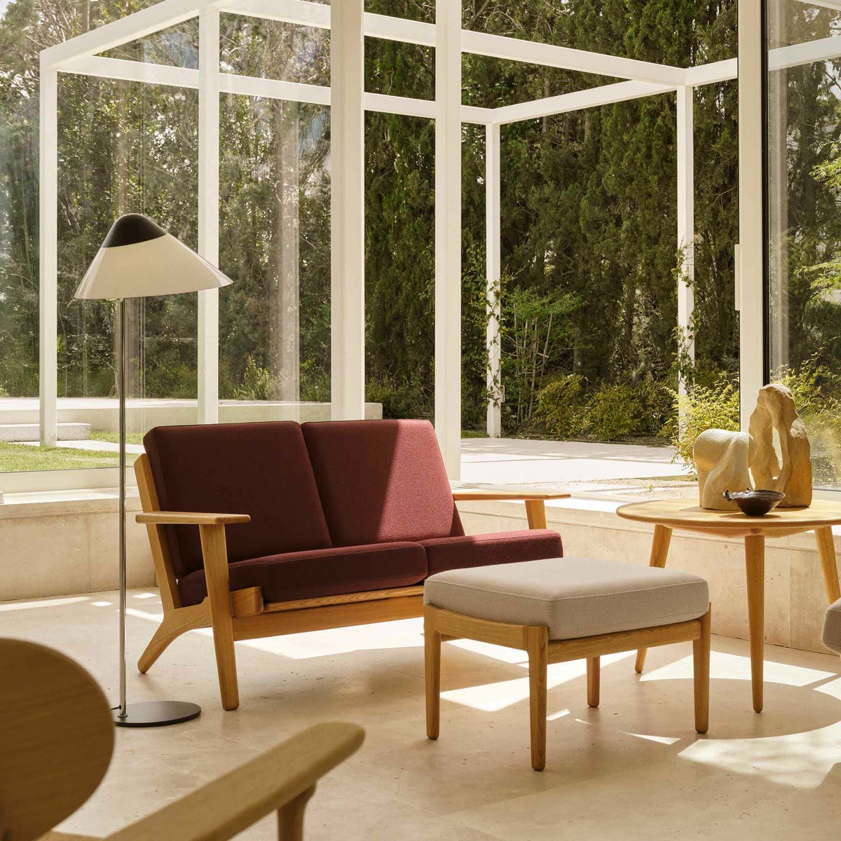 CARL HANSEN & SON（カール・ハンセン＆サン） / CH292 ソファ / オーク材・オイル仕上げ / VIDAR 0693 / CH290 SERIES / 2人掛け