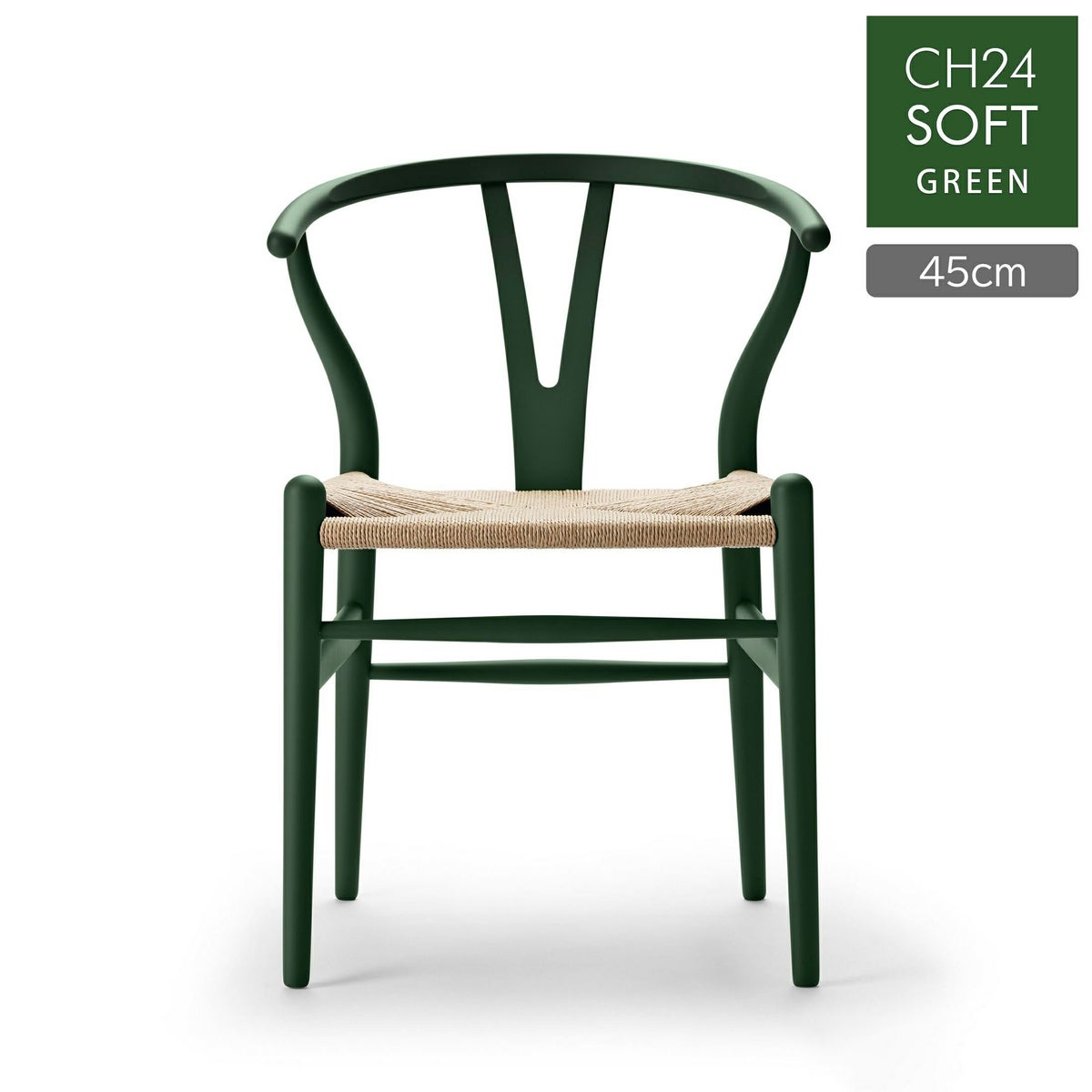 CH24 SOFT / GREEN（グリーン） / Yチェアソフト（ワイチェア） ビーチ材・マットカラー / CARL HANSEN & SON （カール・ハンセン＆サン）