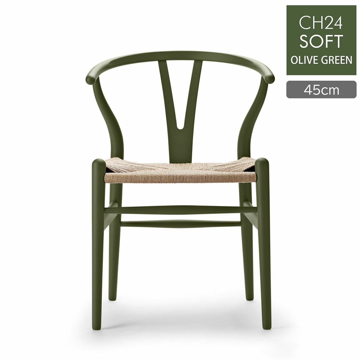 CH24 SOFT / OLIVE GREEN（オリーブグリーン） / Yチェアソフト（ワイチェア） ビーチ材・マットカラー / CARL HANSEN & SON （カール・ハンセン＆サン）