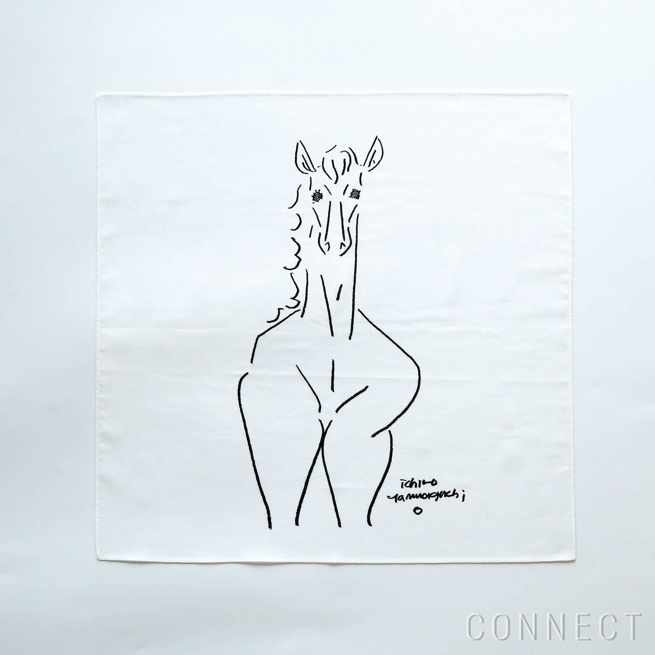 販売終了］【数量限定】山口一郎描きおろし / 午（うま）ハンカチ