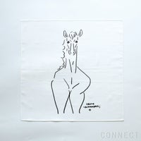 【数量限定】山口一郎描きおろし / 午（うま）ハンカチ《メール便のみ送料無料》