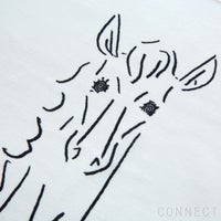 【数量限定】山口一郎描きおろし / 午（うま）ハンカチ《メール便のみ送料無料》