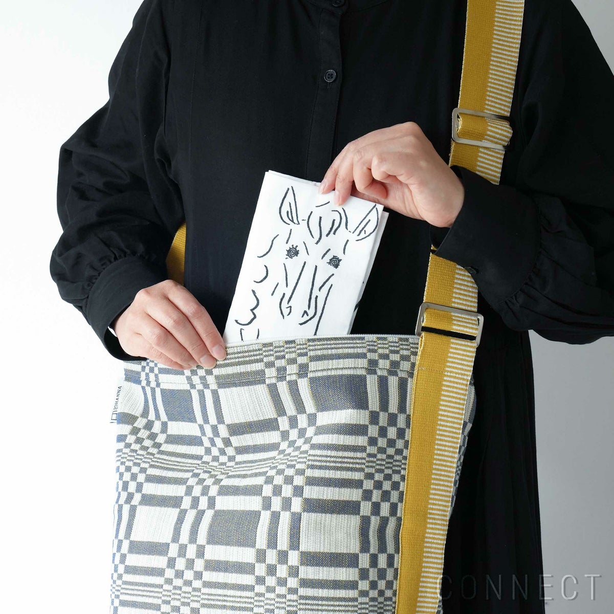 【数量限定】山口一郎描きおろし / 午（うま）ハンカチ《メール便のみ送料無料》