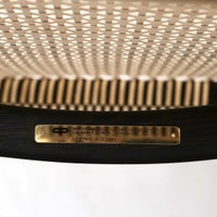 PP Mobler（PPモブラー） / PP501 Round Chair（ラウンドチェア） / The Chair（ザ チェア） / ウェンジ材・クリアオイル仕上げ /Cane seat（籐張り） / 真鍮プレート付