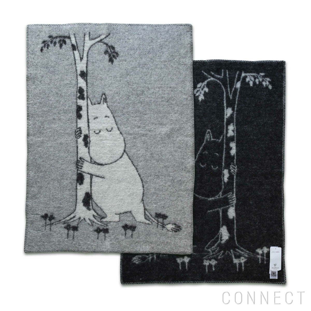 【リビングキャンペーンpt10倍】KLIPPAN（クリッパン） ウールブランケット〈ムーミンツリーハグ〉 ミニサイズ　65×90cm