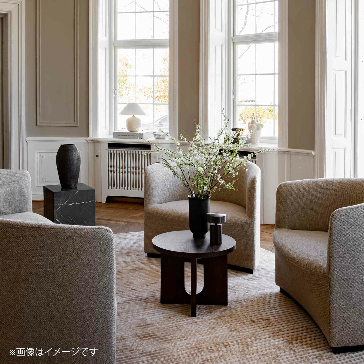 Audo Copenhagen（オドー・コペンハーゲン） / ANDROGYNE SIDE TABLE（アンドロジーン サイドテーブル）Φ50 / Walnut / サイドテーブル