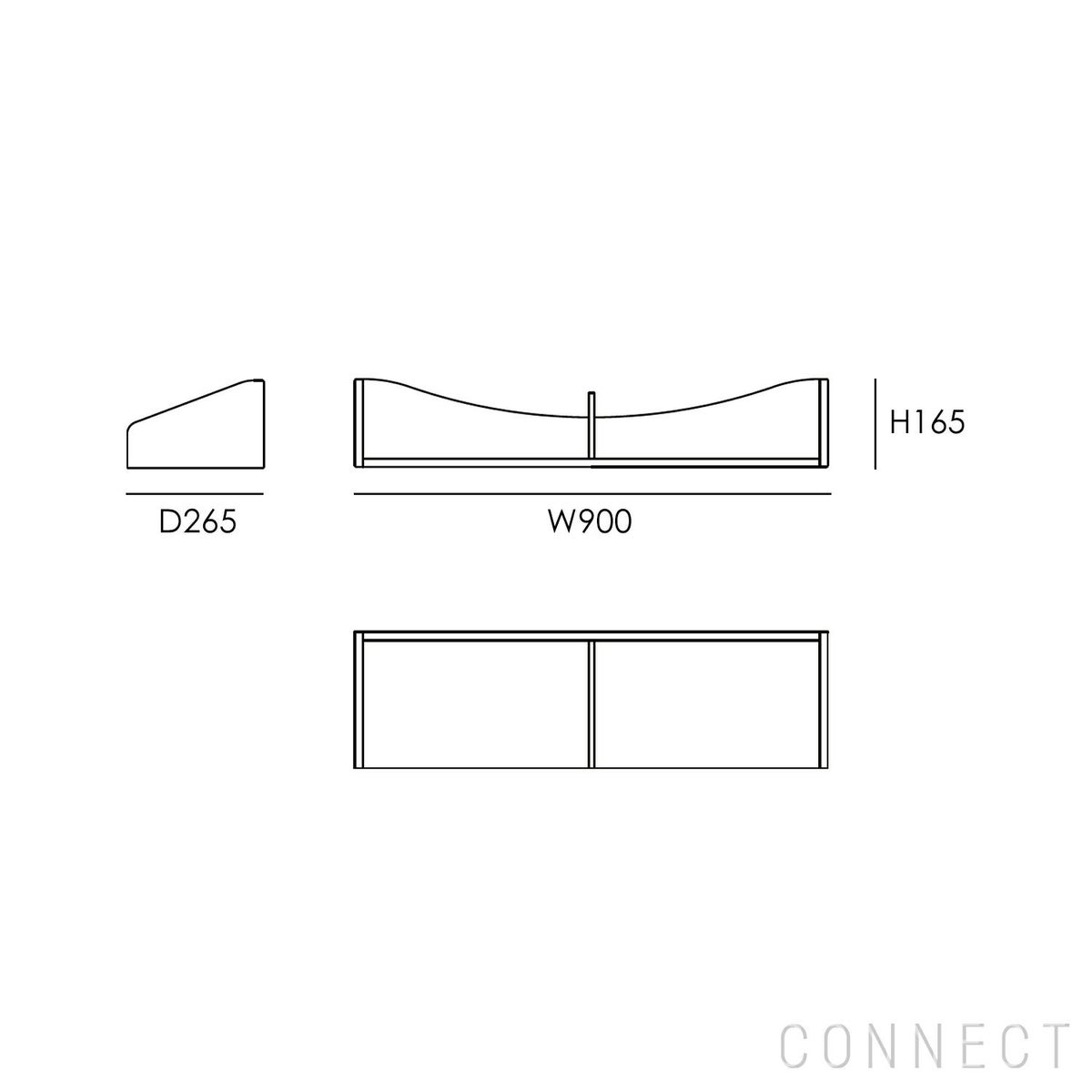 HOUSE OF FINN JUHL（ハウス・オブ・フィンユール） / HULSØ SHELF（フルソーシェルフ） / ウォルナット材・オイル仕上げ