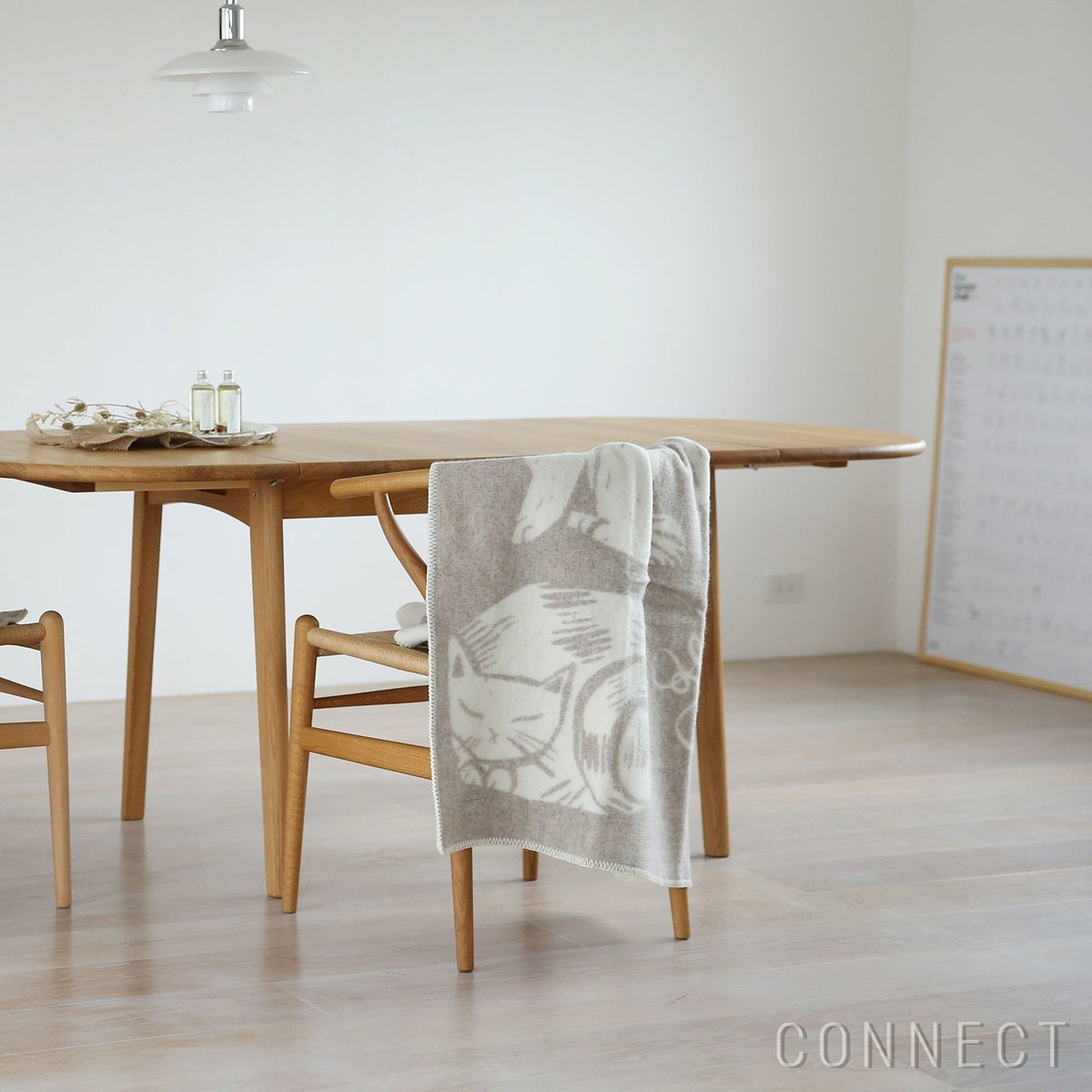 LAPUAN KANKURIT（ラプアン カンクリ） /KISSANPAIVAT（キッサンパイヴァット） / ウールハーフブランケット / 90x130cm