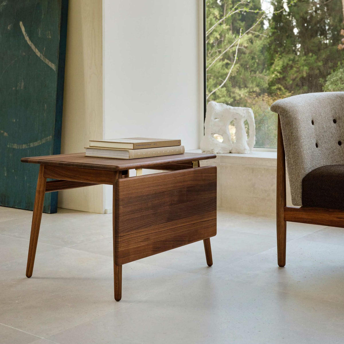 CARL HANSEN & SON（カール・ハンセン＆サン） / ND55 コーヒーテーブル / ウォルナット材・オイル仕上げ / 折りたたみ式天板