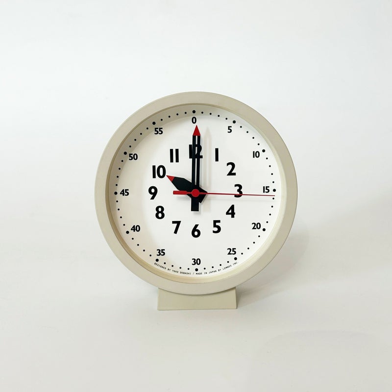 【アウトレット】Lemnos（レムノス） / fun pun clock for table ( ふんぷんくろっく) 置き時計