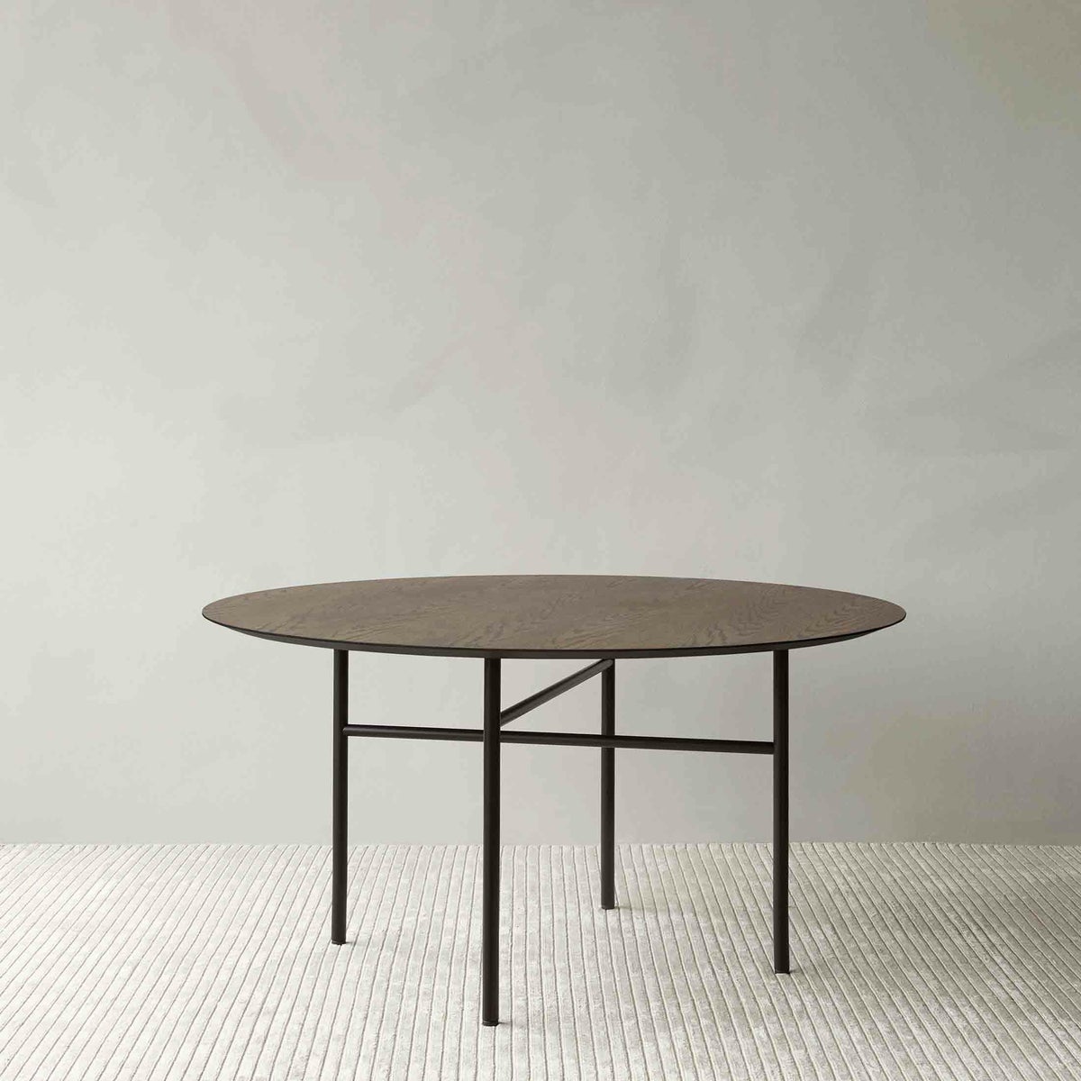 Audo Copenhagen（オドー・コペンハーゲン） /SNAREGADE DINING TABLEΦ120（スネアゲイド ダイニングテーブル） / ダークステインドオーク / テーブル