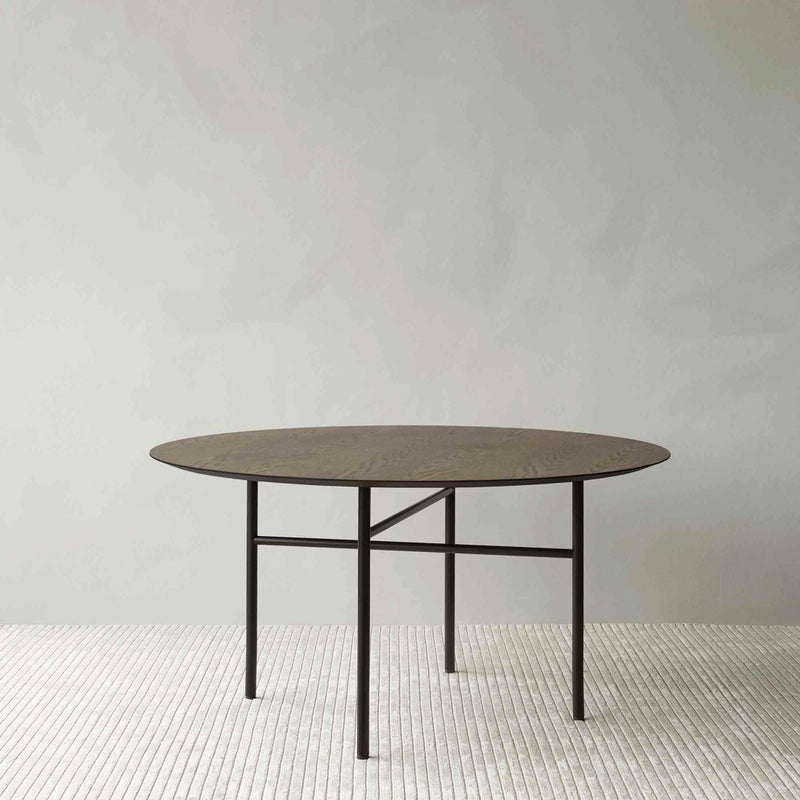 Audo Copenhagen（オドー・コペンハーゲン） /SNAREGADE DINING TABLEΦ120（スネアゲイド ダイニングテーブル） / ダークステインドオーク / テーブル