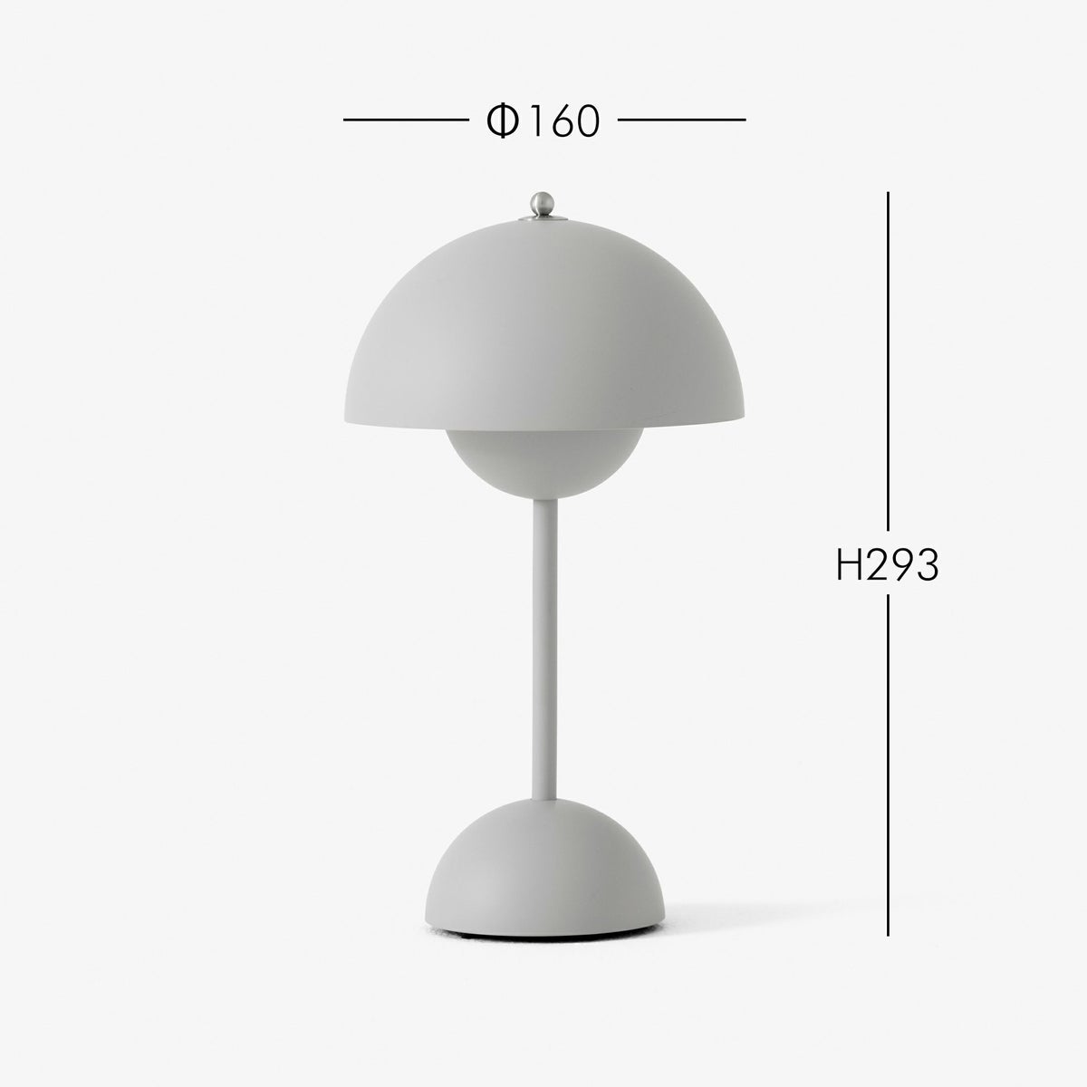 &Tradition（アンドトラディション） / Flowerpot Portable VP9 MG（フラワーポット ポータブル VP9 MG） / マットカラー / 全3色 / テーブルランプ