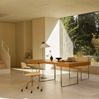 CARL HANSEN & SON（カール・ハンセン＆サン） / CH621 SWIVEL CHAIR（スウィベルチェア） / オーク材・オイル仕上げ・ステンレススチール脚 / Sif 90 / キャスター付きチェア