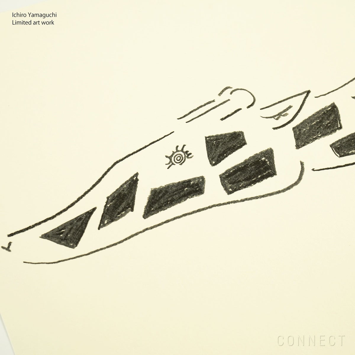 山口一郎 / Giclee（ジクレー印刷）「キリン」 / Lサイズ / アートポスター