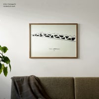 山口一郎 / Giclee（ジクレー印刷）「キリン」 / Lサイズ / アートポスター