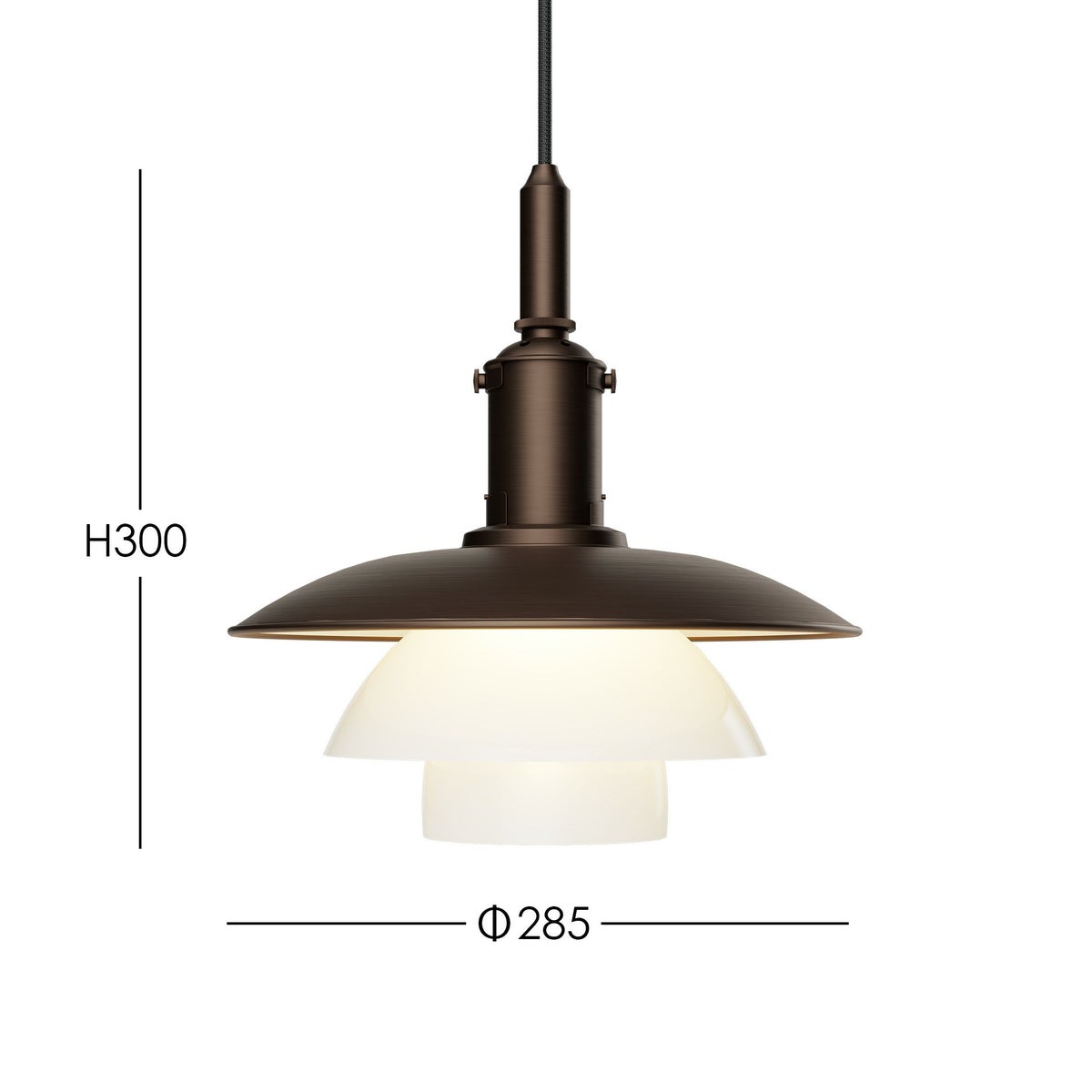 Louis Poulsen（ルイスポールセン） / PH 3/3 Aged Brass Opal Pendant（エイジド・ブラス オパール ペンダント） / ペンダントライト