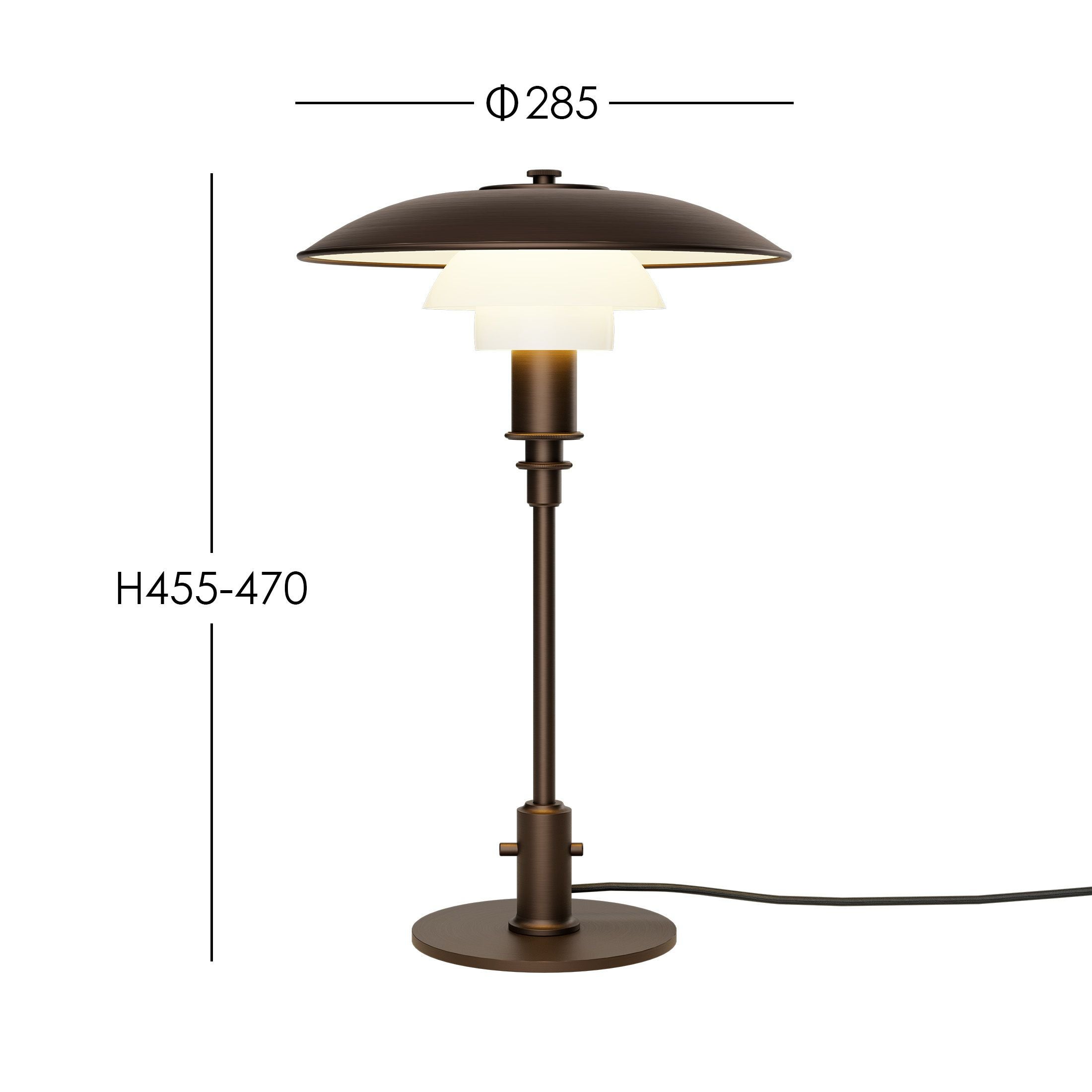 Louis Poulsen（ルイスポールセン） / PH 3/2 Aged Brass Opal Table