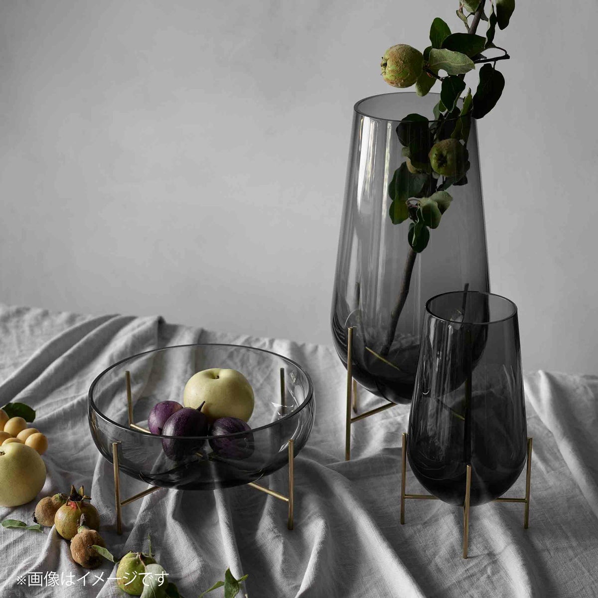 【Audo灯りCP】Audo Copenhagen（オドー・コペンハーゲン） / ÉCHASSE BOWL （エシャスボウル） / Smoked Glass