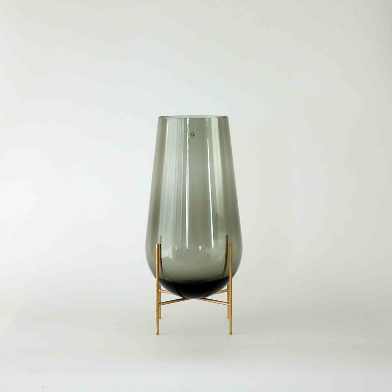 Audo Copenhagen（オドー・コペンハーゲン） / ÉCHASSE BASE M （イシャスベースM） / Smoked Glass / フラワーベース