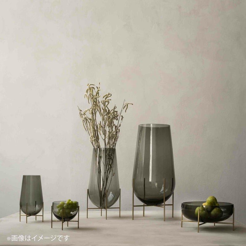 Audo Copenhagen（オドー・コペンハーゲン） / ÉCHASSE BASE L （イシャスベースL） / Smoked Glass / フラワーベース
