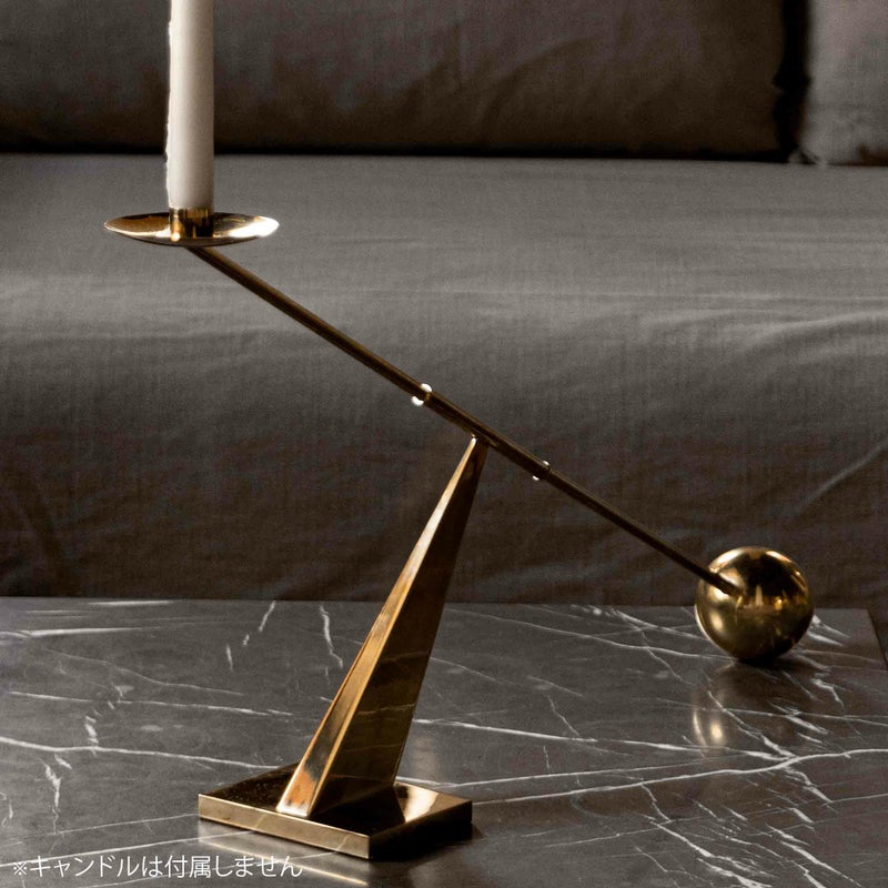 Audo Copenhagen（オドー・コペンハーゲン） / INTERCONNECT CANDLE HOLDER /  Large（インターコネクト キャンドルホルダー） /Brass / キャンドルホルダー
