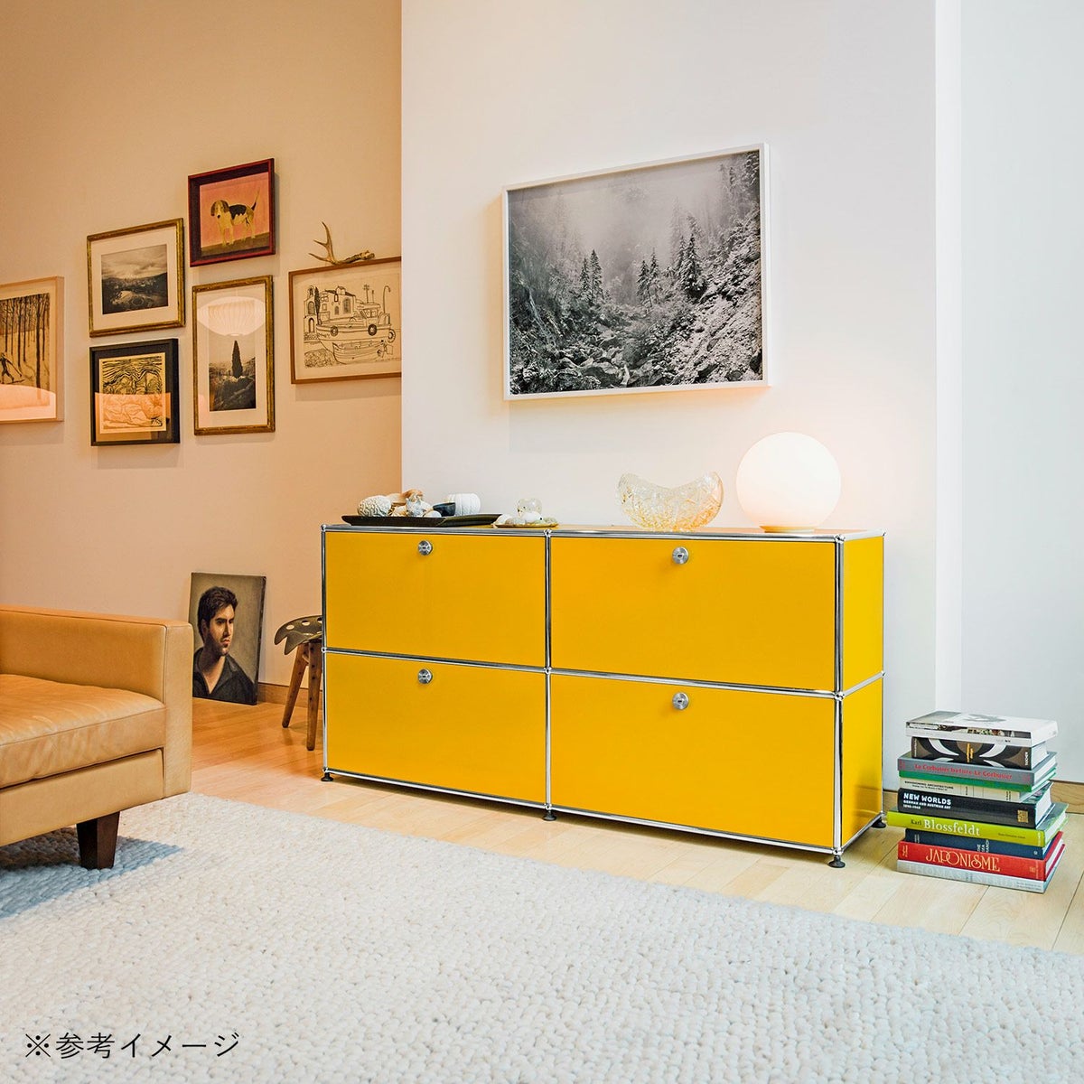 【年越しキャンペーンA】USMハラー（ユーエスエムハラー） / Sideboard（サイドボード） / W1523×D373×H740mm / ドロップダウンドア×4
