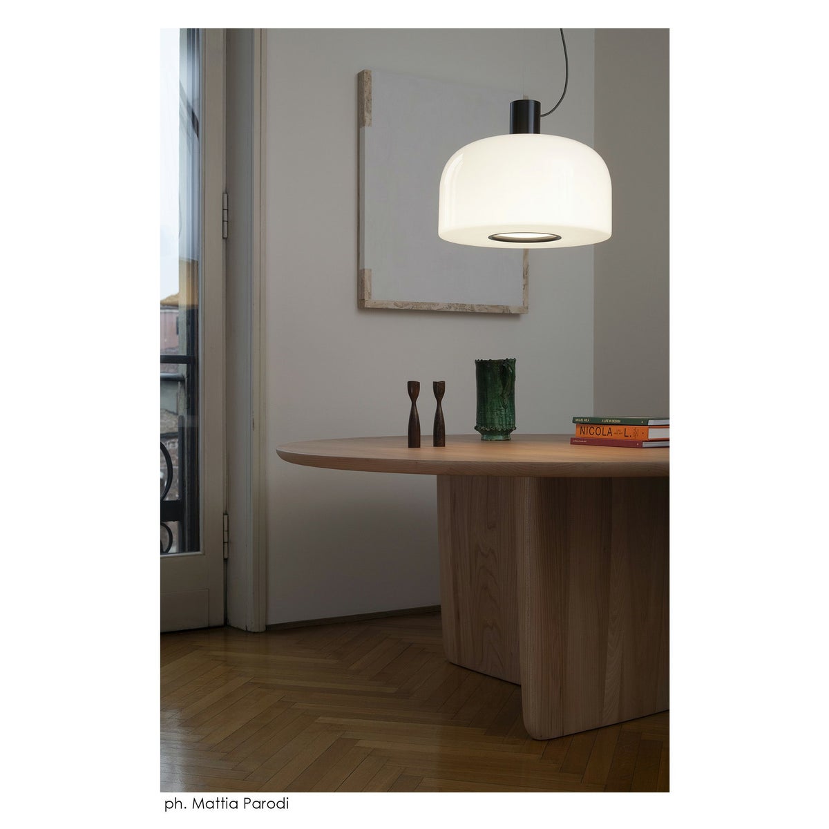 FLOS（フロス） / BELLHOP GLASS S2（ベルホップ ガラス） / 取付簡易仕様 / Φ450 / 全3色 / ペンダントライト