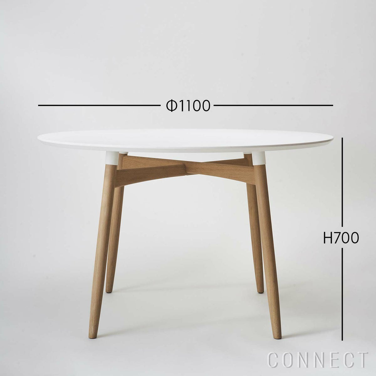【DINING SET キャンペーン対象・pt10倍】CONNECTセレクトダイニングセット2 / CARL HANSEN & SON（カール・ハンセン＆サン） / BA103（オーク・オイル/H70cm）特別仕様＋CH24（ビーチ・ソープ/SH43cm）2脚