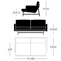 FRITZ HANSEN（フリッツ・ハンセン） / LISSONI（リッソーニソファ） / PL112S / グレースレザー / ダークブラウン