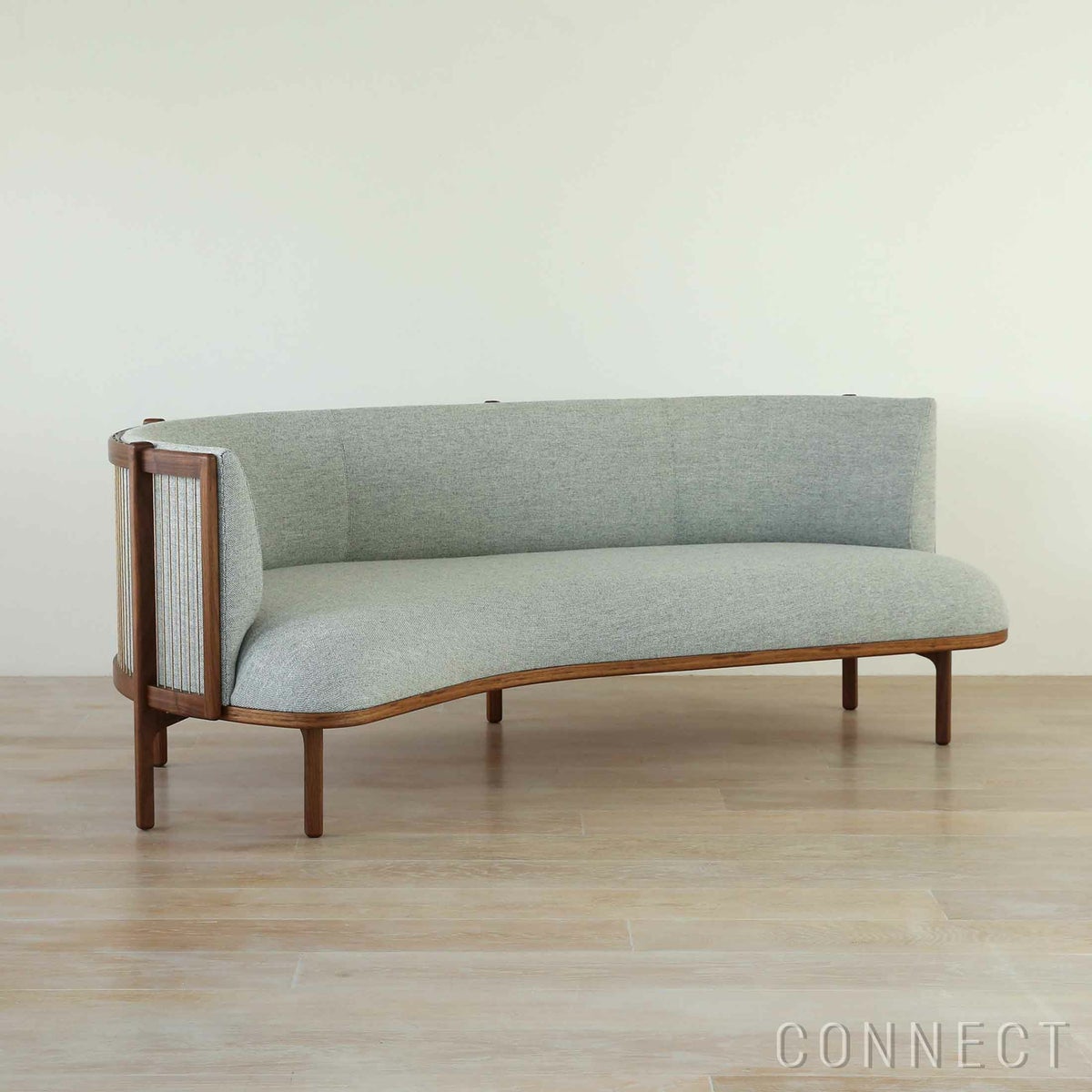 【LIVING SET キャンペーン対象・pt10倍】CONNECTセレクトリビングセット2 / CARL HANSEN & SON（カール・ハンセン＆サン） / RF1903ソファ（ウォルナット・オイル・Hallingdal 116）＋RF1905コーヒーテーブル（ウォルナット・オイル・天板ブラック）