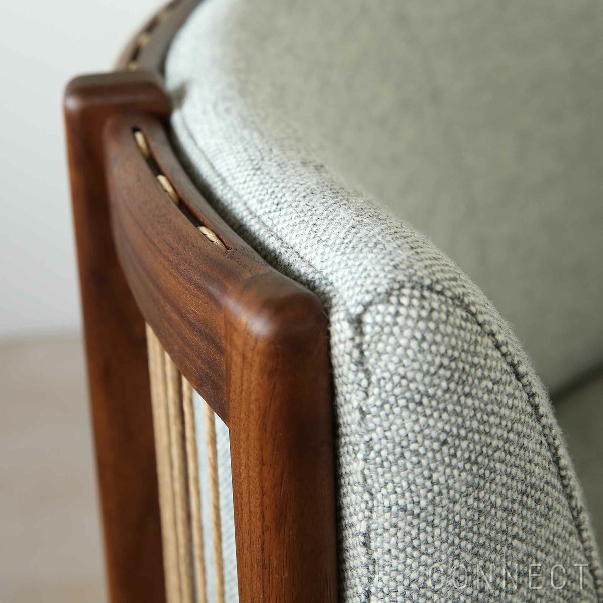 【LIVING SET キャンペーン対象・pt10倍】CONNECTセレクトリビングセット2 / CARL HANSEN & SON（カール・ハンセン＆サン） / RF1903ソファ（ウォルナット・オイル・Hallingdal 116）＋RF1905コーヒーテーブル（ウォルナット・オイル・天板ブラック）