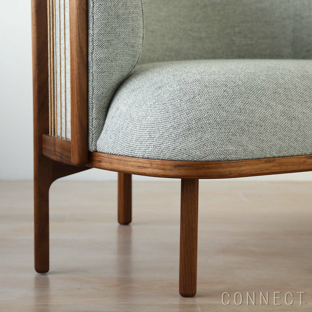 【LIVING SET キャンペーン対象・pt10倍】CONNECTセレクトリビングセット2 / CARL HANSEN & SON（カール・ハンセン＆サン） / RF1903ソファ（ウォルナット・オイル・Hallingdal 116）＋RF1905コーヒーテーブル（ウォルナット・オイル・天板ブラック）