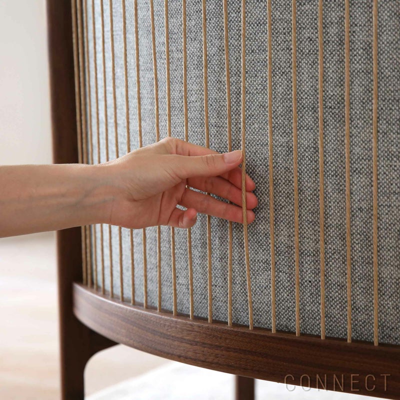 【LIVING SET キャンペーン対象・pt10倍】CONNECTセレクトリビングセット2 / CARL HANSEN & SON（カール・ハンセン＆サン） / RF1903ソファ（ウォルナット・オイル・Hallingdal 116）＋RF1905コーヒーテーブル（ウォルナット・オイル・天板ブラック）