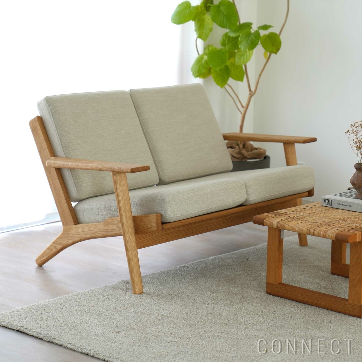 CARL HANSEN & SON（カール・ハンセン＆サン） / CH292 ソファ / オーク材・オイル仕上げ / ZR ANTONI 813 / CH290 SERIES / 2人掛け