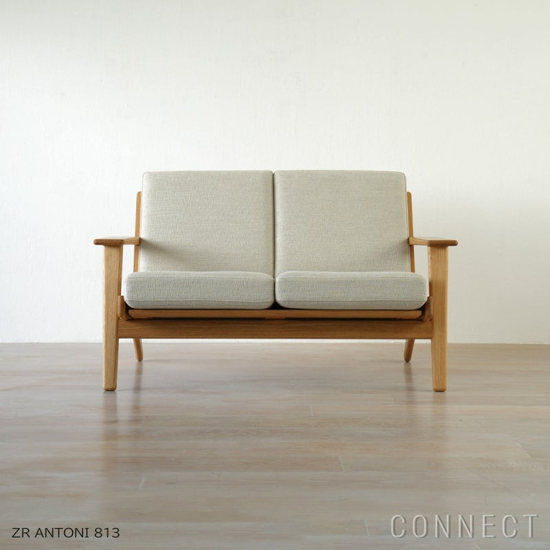 【LIVING SET キャンペーン対象・pt10倍】CONNECTセレクトリビングセット1 / CARL HANSEN & SON（カール・ハンセン＆サン） / CH292ソファ（オーク・オイル・ANTONI 813）＋BM0488Sコーヒーテーブル（オーク・オイル・籐張り）