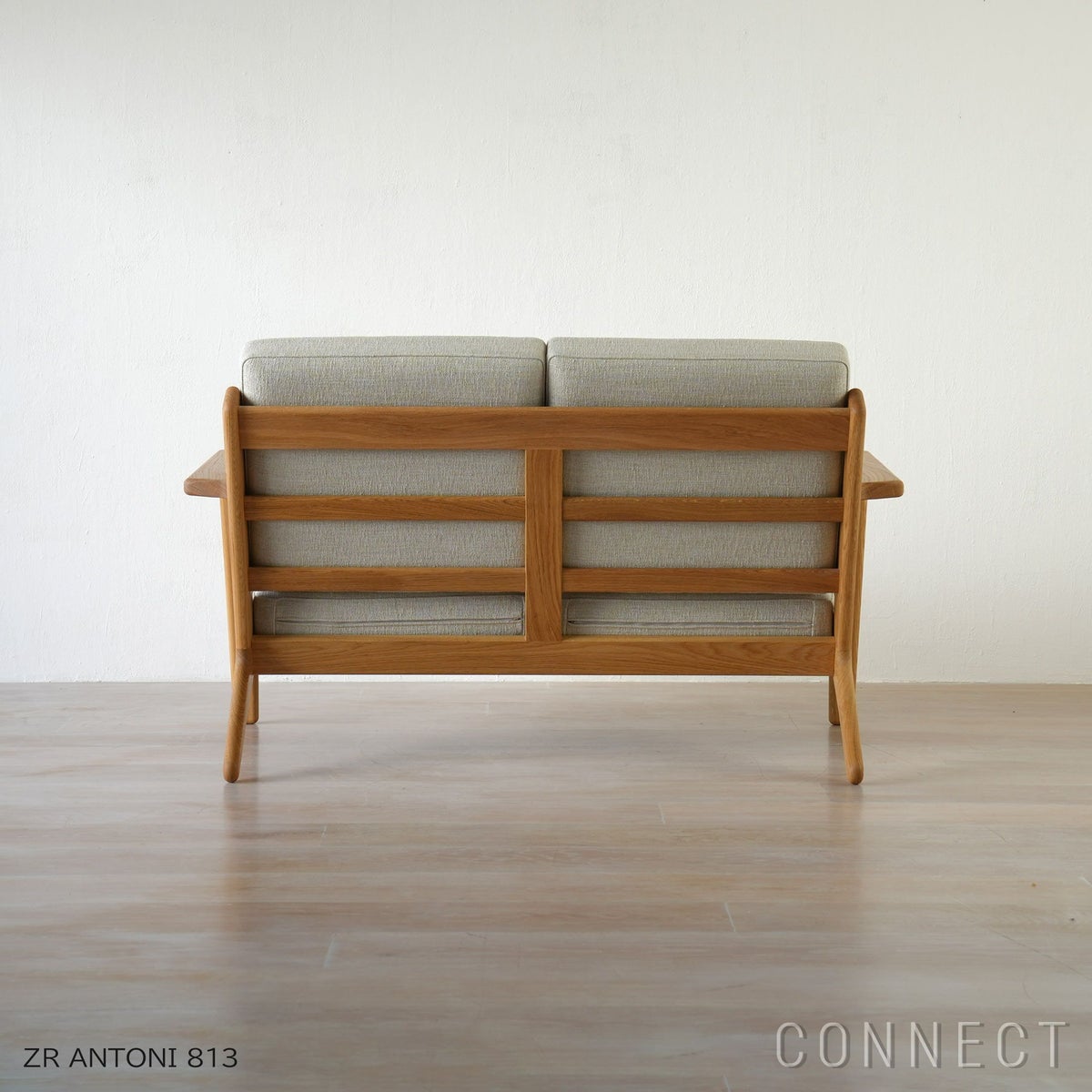 【LIVING SET キャンペーン対象・pt10倍】CONNECTセレクトリビングセット1 / CARL HANSEN & SON（カール・ハンセン＆サン） / CH292ソファ（オーク・オイル・ANTONI 813）＋BM0488Sコーヒーテーブル（オーク・オイル・籐張り）
