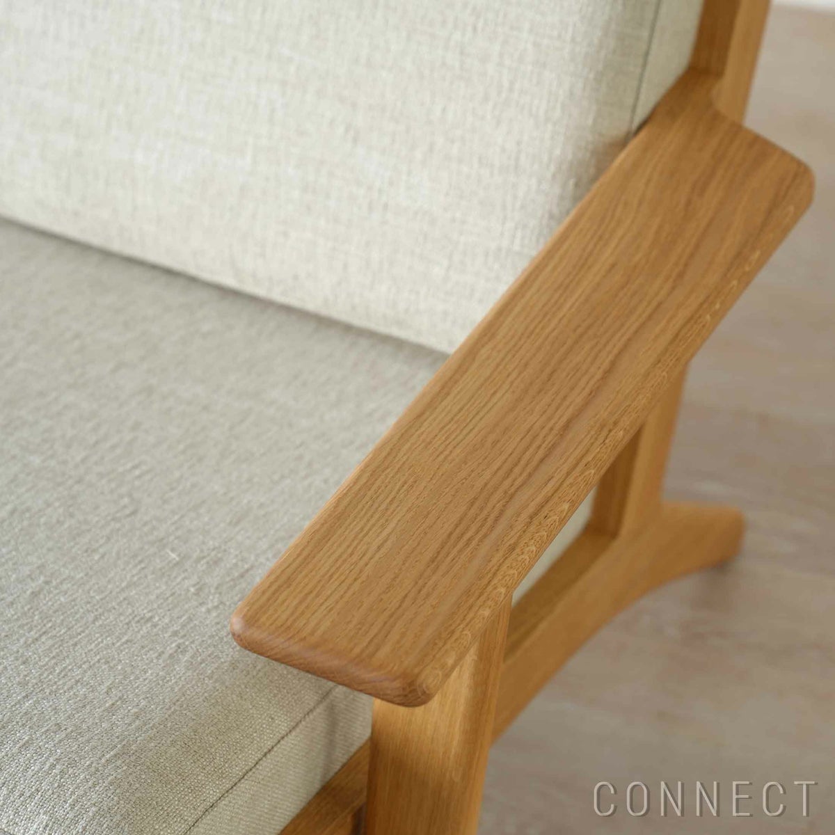 【LIVING SET キャンペーン対象・pt10倍】CONNECTセレクトリビングセット1 / CARL HANSEN & SON（カール・ハンセン＆サン） / CH292ソファ（オーク・オイル・ANTONI 813）＋BM0488Sコーヒーテーブル（オーク・オイル・籐張り）