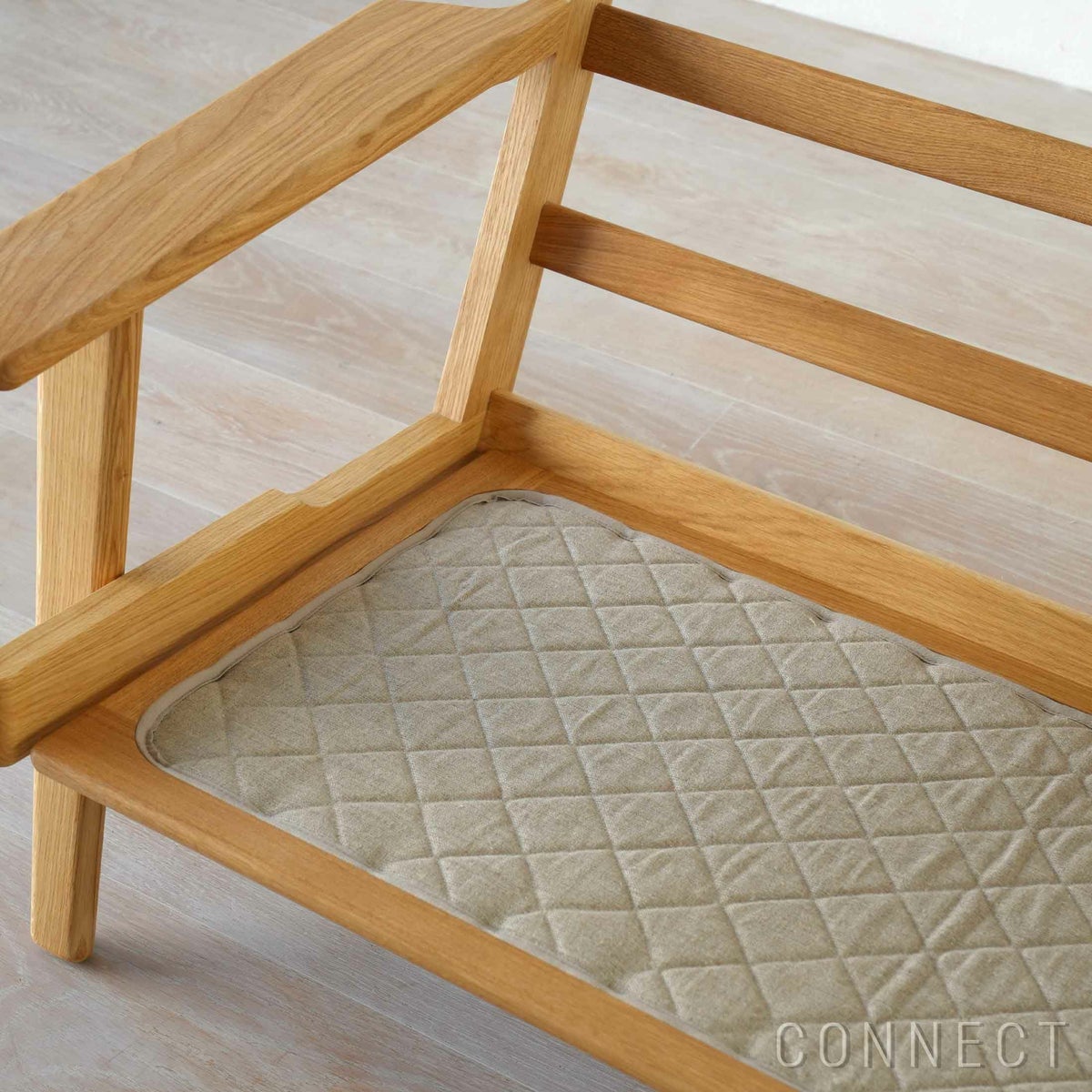 【LIVING SET キャンペーン対象・pt10倍】CONNECTセレクトリビングセット1 / CARL HANSEN & SON（カール・ハンセン＆サン） / CH292ソファ（オーク・オイル・ANTONI 813）＋BM0488Sコーヒーテーブル（オーク・オイル・籐張り）