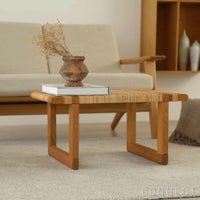 【LIVING SET キャンペーン対象・pt10倍】CONNECTセレクトリビングセット1 / CARL HANSEN & SON（カール・ハンセン＆サン） / CH292ソファ（オーク・オイル・ANTONI 813）＋BM0488Sコーヒーテーブル（オーク・オイル・籐張り）