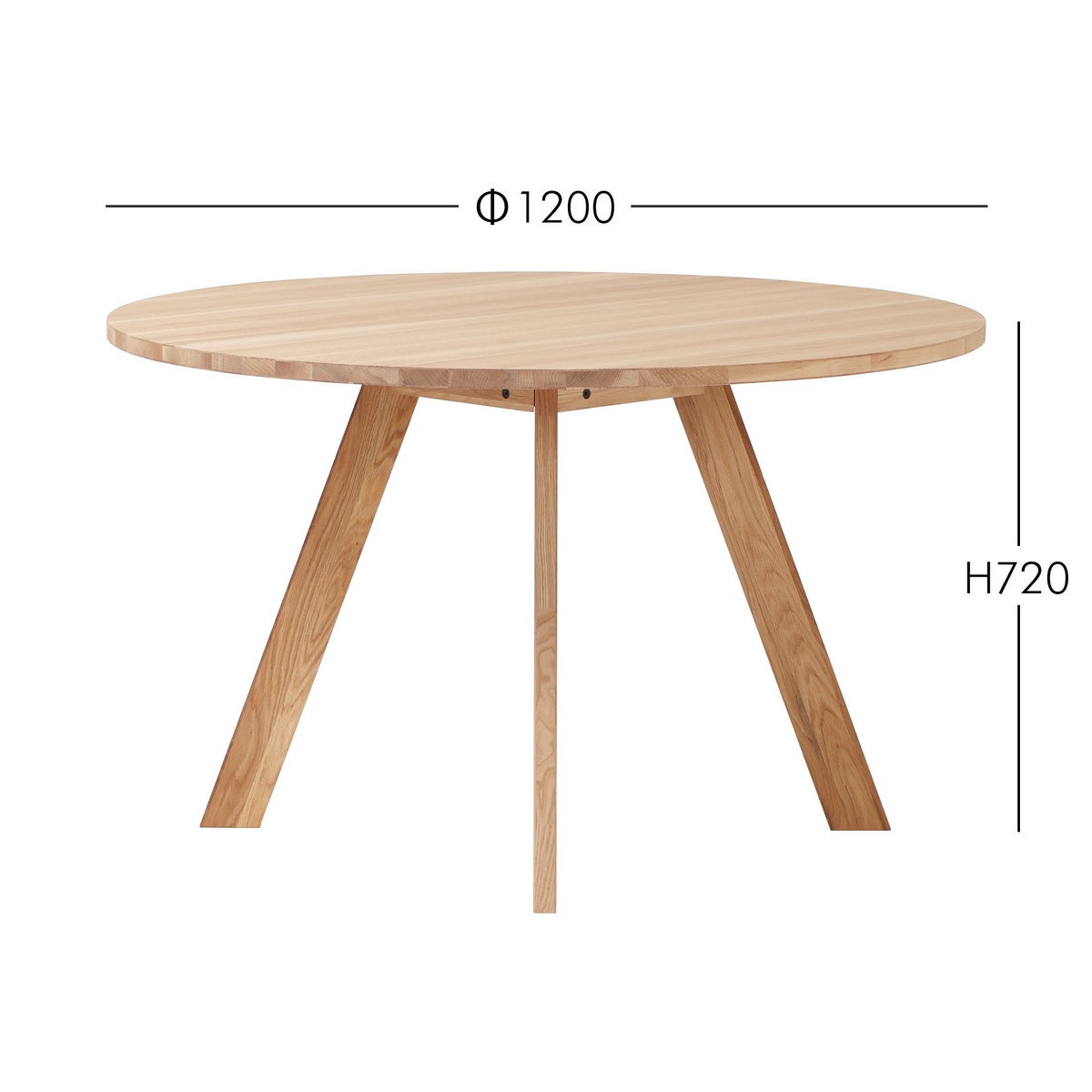 石巻工房 / YAGURA ROUND TABLE（ヤグララウンドテーブル） / Φ120cm / Maker Pack / 全4色 / ダイニングテーブル