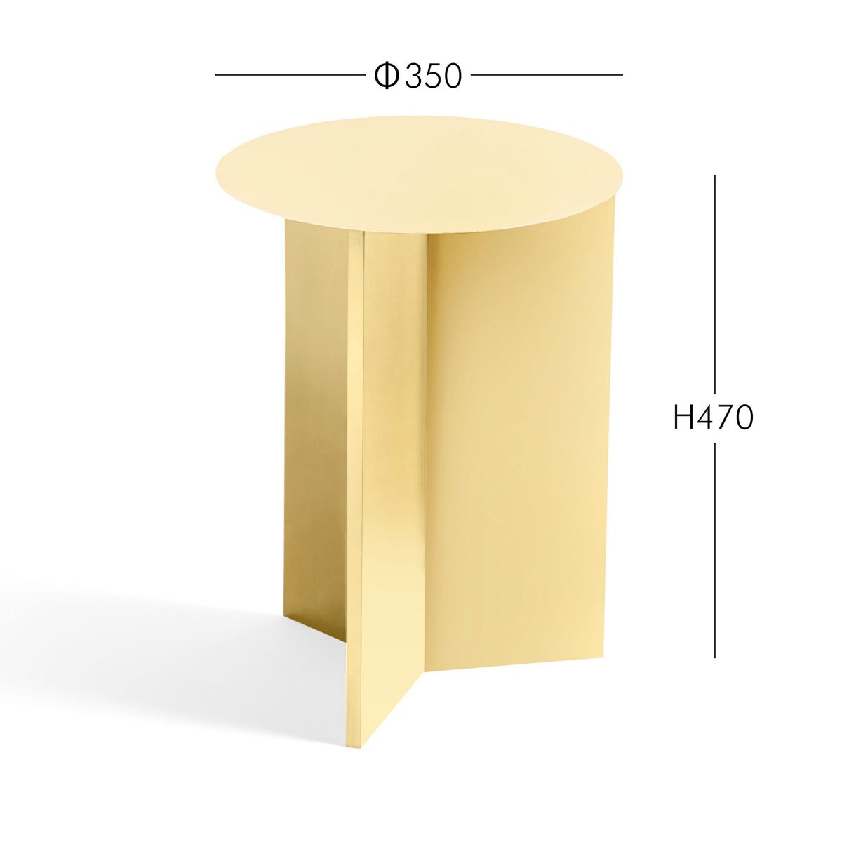HAY（ヘイ） / SLIT TABLE（スリットテーブル） / HIGH / Φ35×H47cm / 全3色 / サイドテーブル