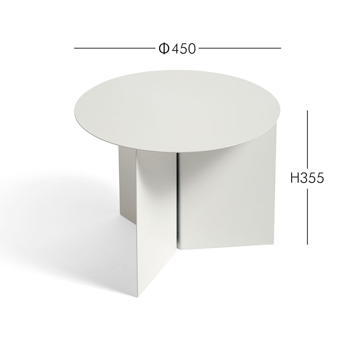 HAY（ヘイ） / SLIT TABLE（スリットテーブル） / ROUND / Φ45×H35.5cm / 全3色 / サイドテーブル