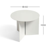 HAY（ヘイ） / SLIT TABLE（スリットテーブル） / ROUND / Φ45×H35.5cm / 全3色 / サイドテーブル