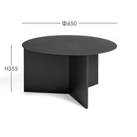 HAY（ヘイ） / SLIT TABLE（スリットテーブル） / XL / Φ65×H35.5cm / 全2色 / コーヒーテーブル