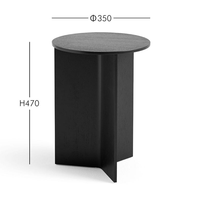 HAY（ヘイ） / SLIT TABLE（スリットテーブル） / WOOD HIGH / Φ35×H47cm / 全5色 / サイドテーブル