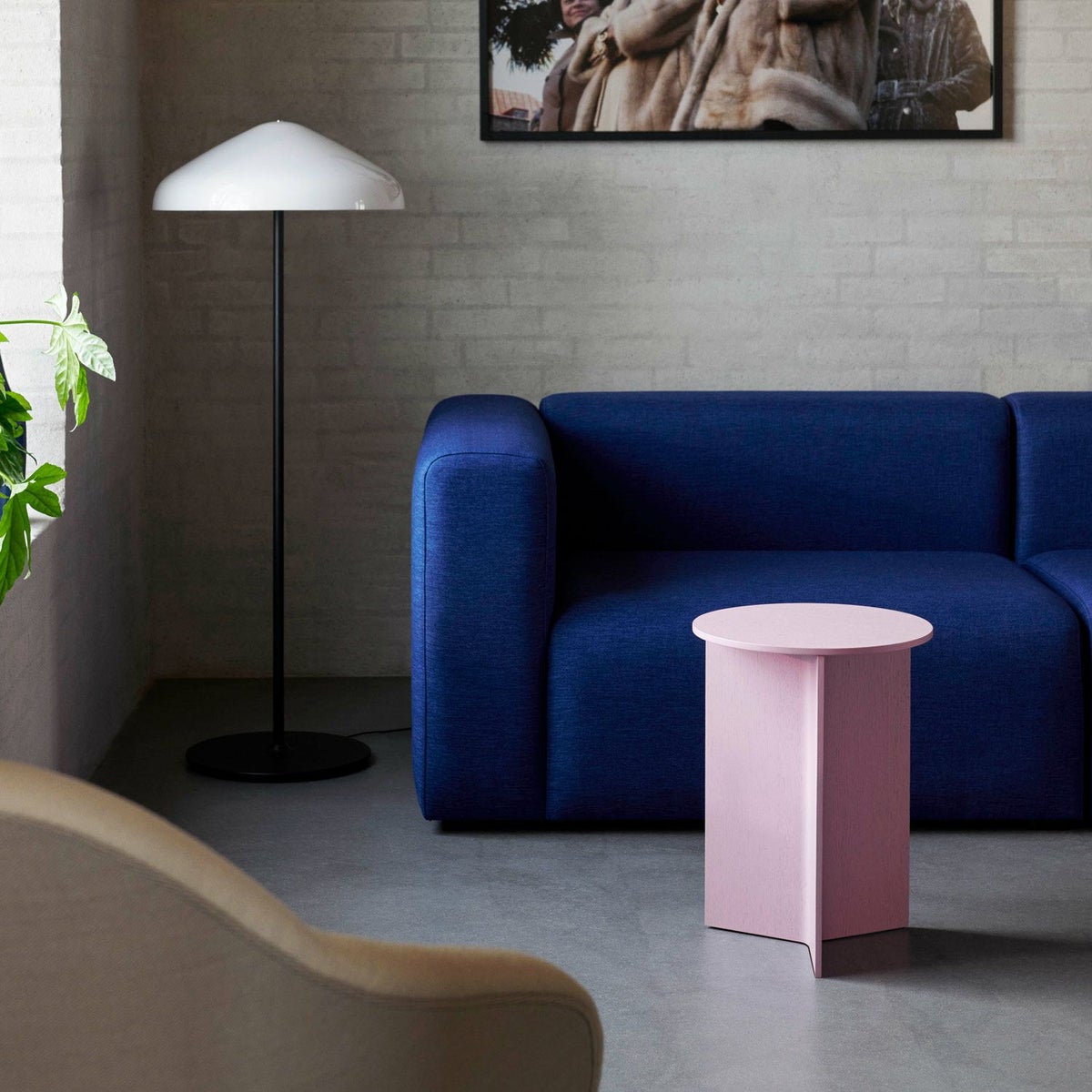 HAY（ヘイ） / SLIT TABLE（スリットテーブル） / WOOD HIGH / Φ35×H47cm / 全5色 / サイドテーブル