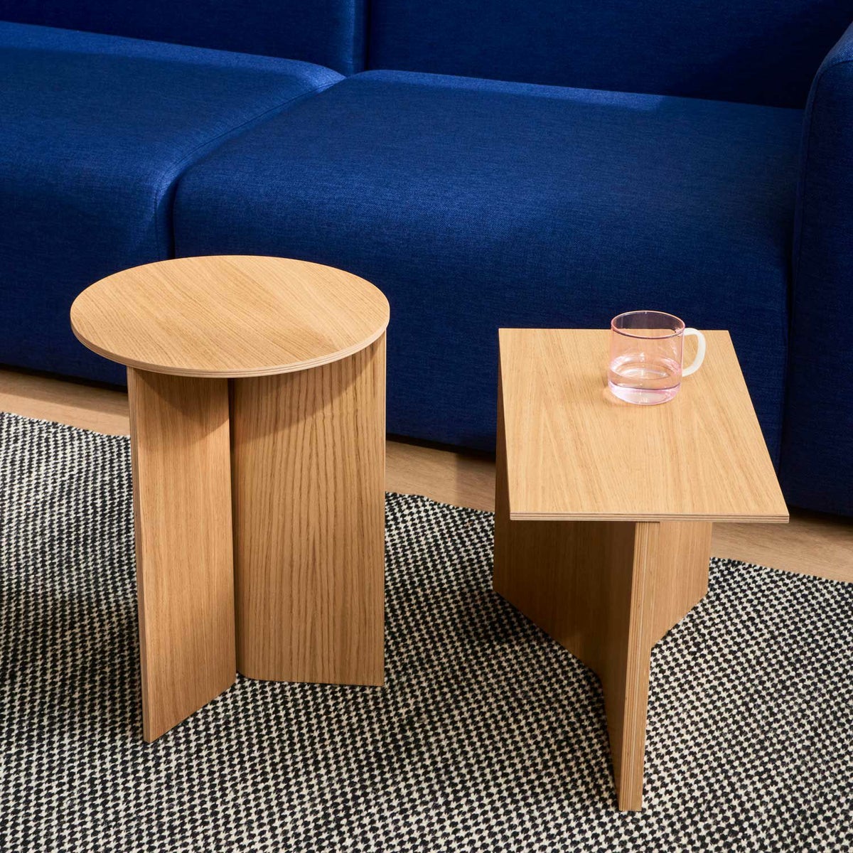 HAY（ヘイ） / SLIT TABLE（スリットテーブル） / WOOD HIGH / Φ35×H47cm / 全5色 / サイドテーブル