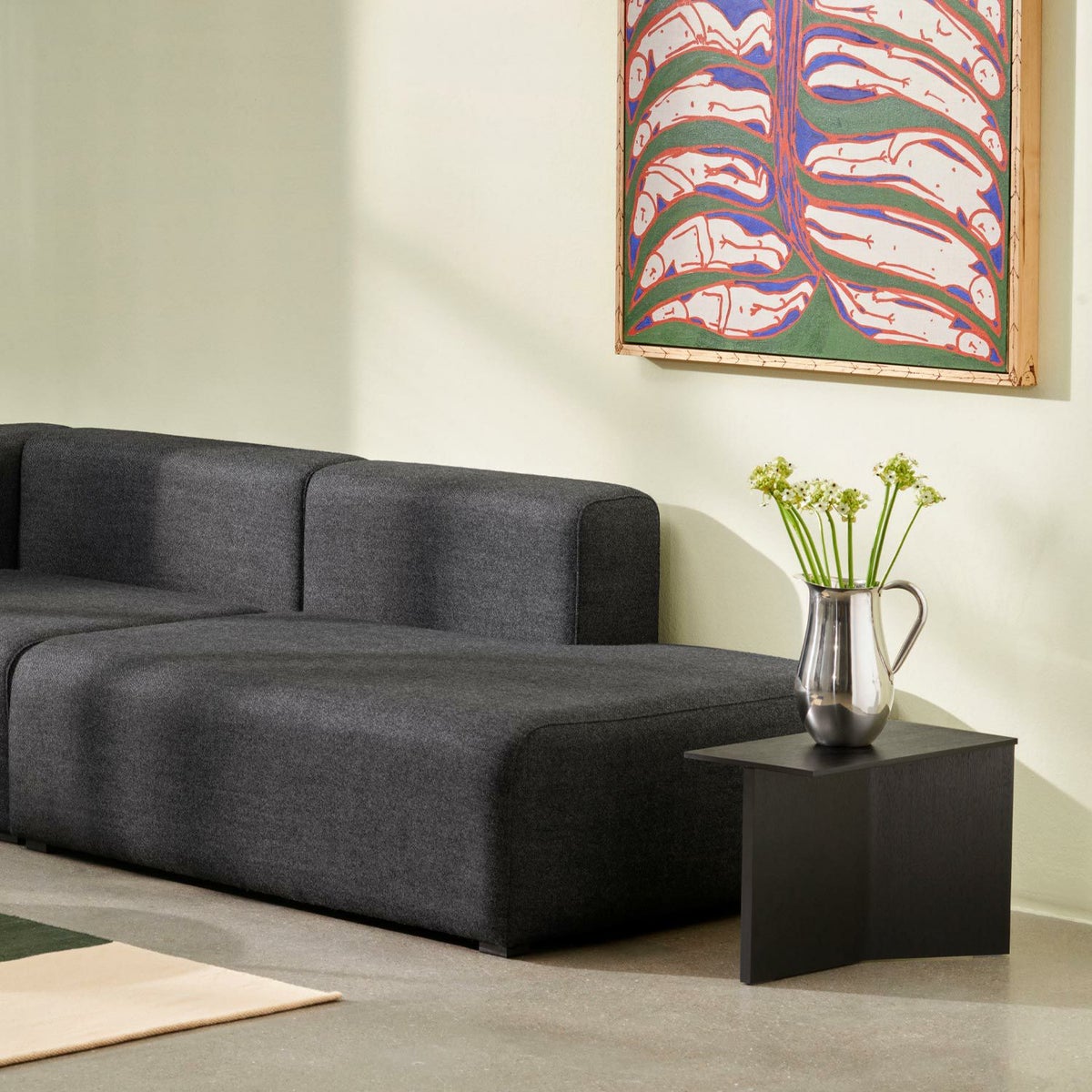 HAY（ヘイ） / SLIT TABLE（スリットテーブル） / WOOD OBLONG / W49.3×D27.5×H35.5cm / 全2色 / サイドテーブル